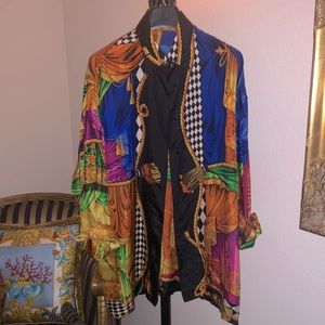 Vintage Gianni Versace Theater print Silk shirt🎭